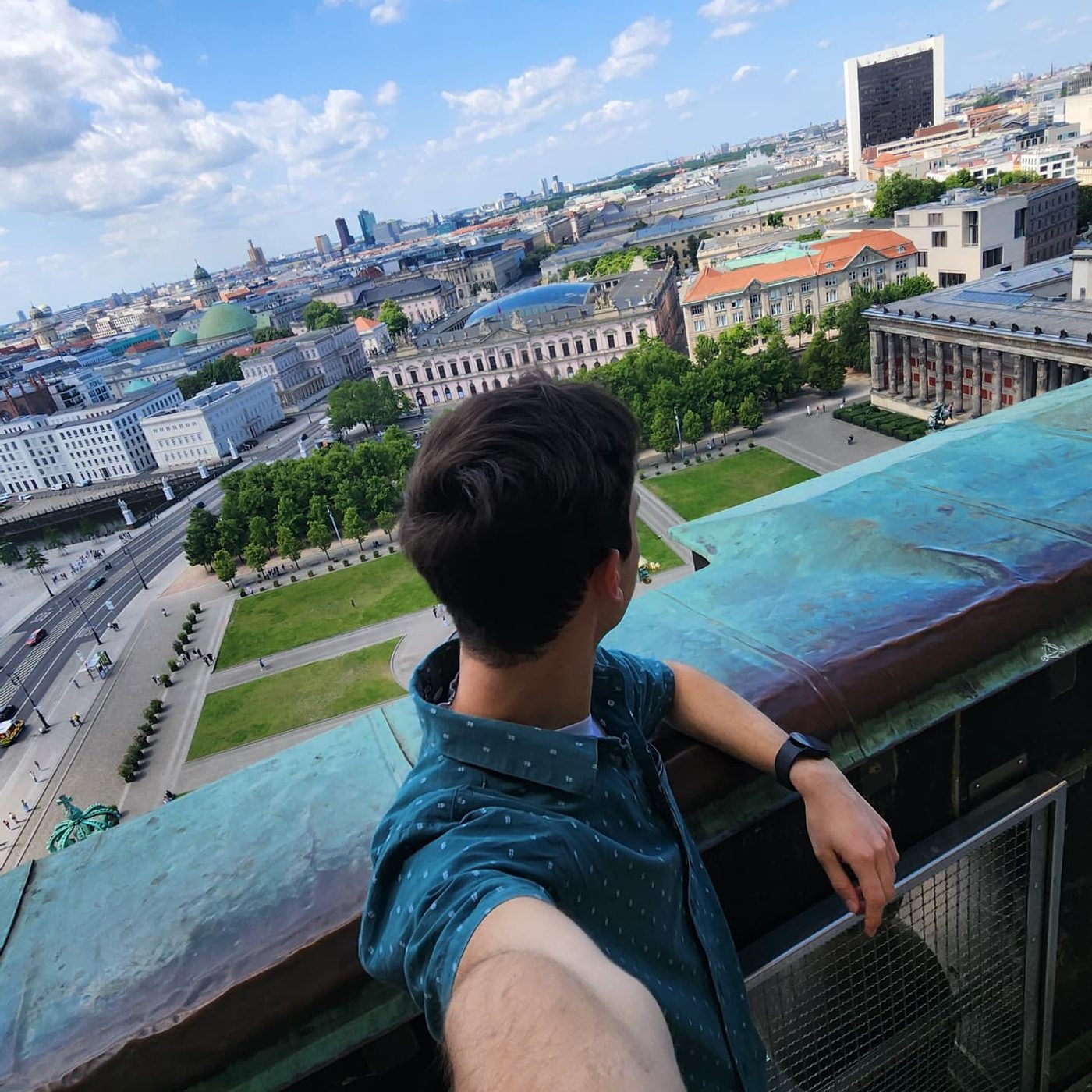 On a rooftop above Berlin