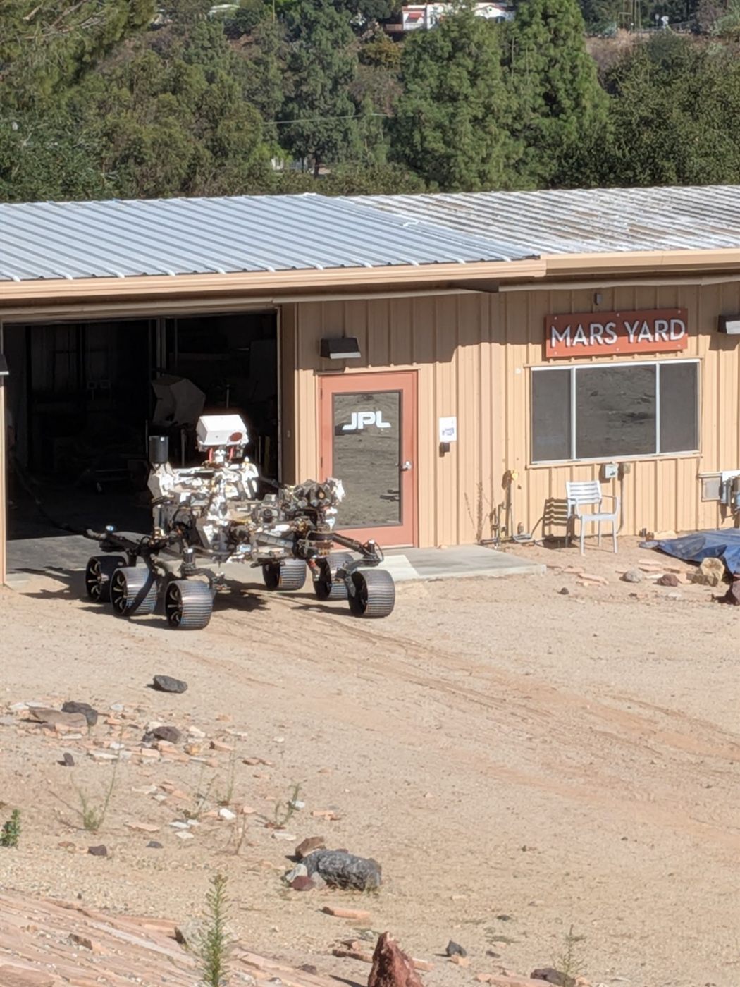 The Mars Yard at JPL