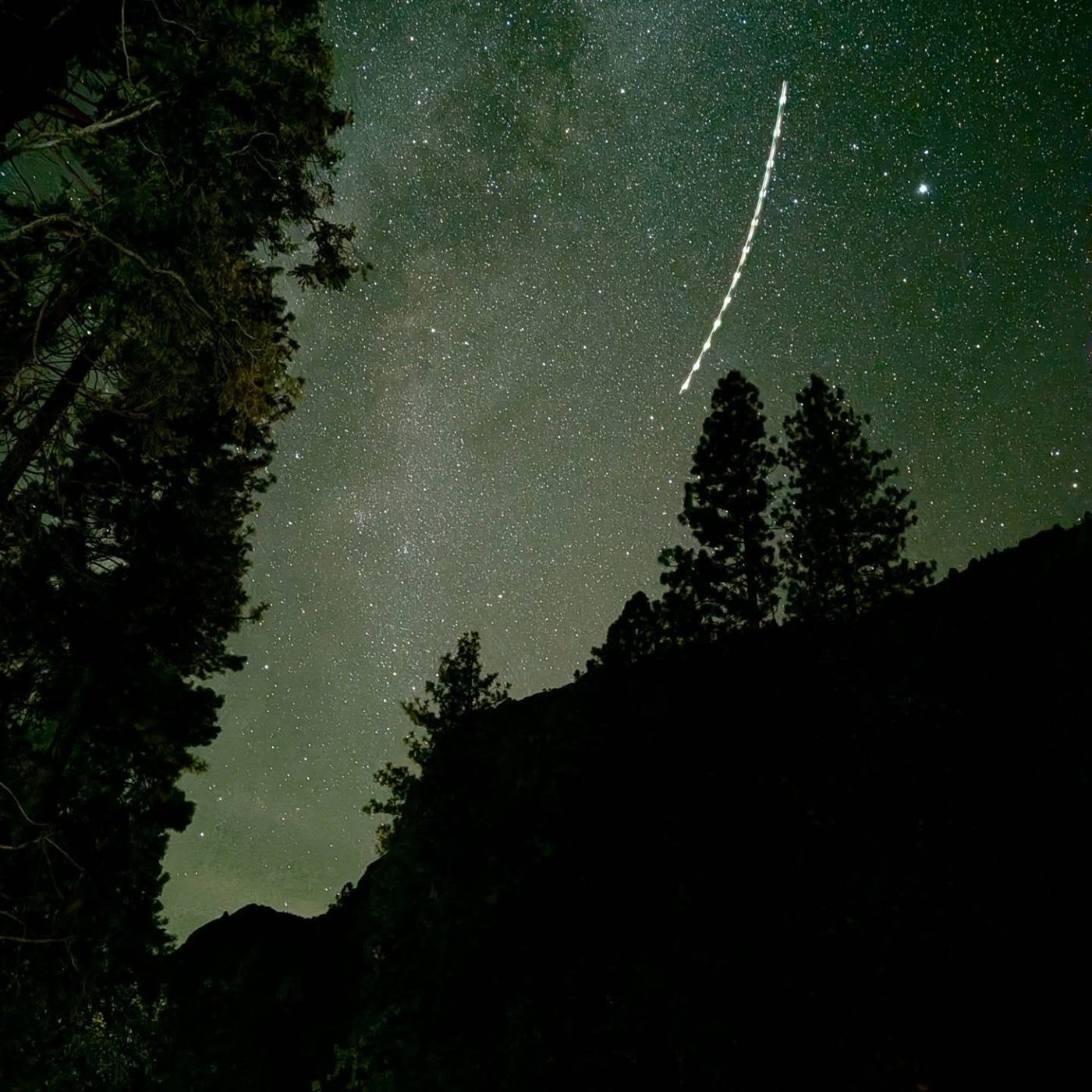 Yosemite Valley at night